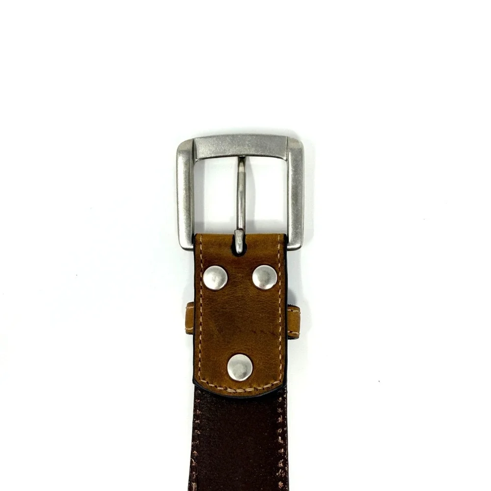 Nocona Belt Co Western Leather Belt‎ Brown Size 50